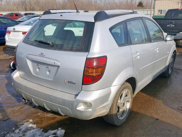 5Y2SL63835Z404336 - 2005 PONTIAC VIBE SILVER photo 4