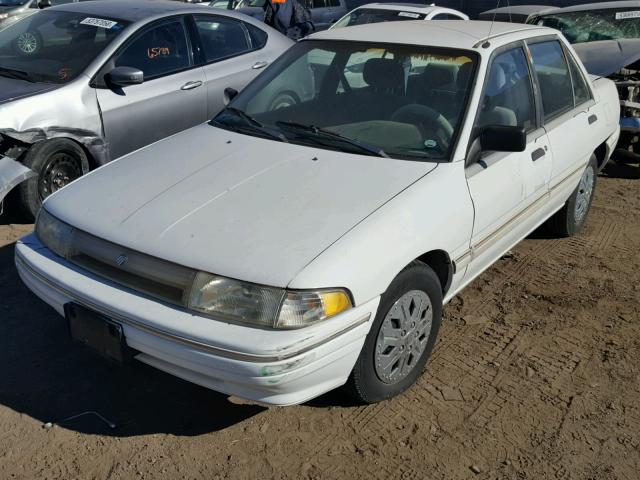 3MAPM10J7PR656627 - 1993 MERCURY TRACER WHITE photo 2