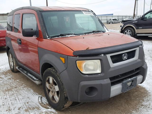 5J6YH28563L033931 - 2003 HONDA ELEMENT EX ORANGE photo 1