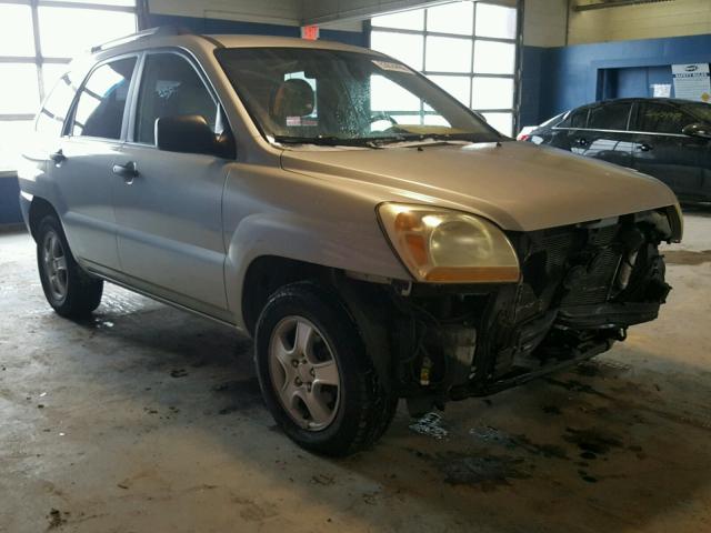 KNDJF724477332357 - 2007 KIA SPORTAGE L SILVER photo 1