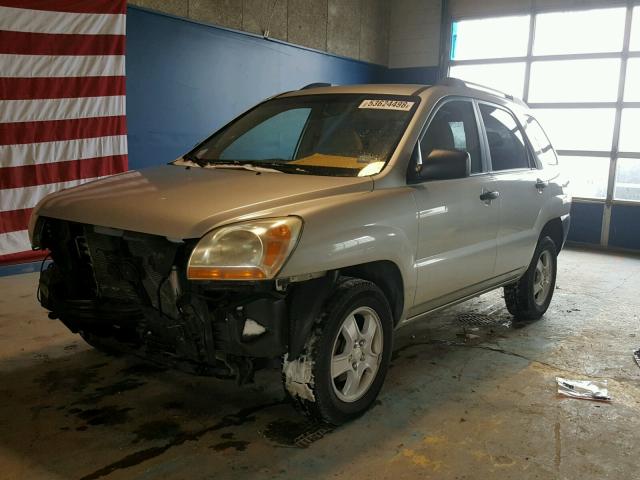 KNDJF724477332357 - 2007 KIA SPORTAGE L SILVER photo 2