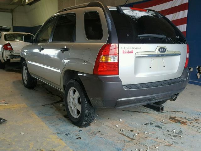 KNDJF724477332357 - 2007 KIA SPORTAGE L SILVER photo 3