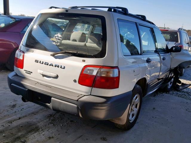 JF1SF63521H757041 - 2001 SUBARU FORESTER L WHITE photo 4