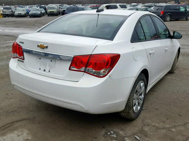 1G1PA5SG6F7224868 - 2015 CHEVROLET CRUZE LS WHITE photo 4