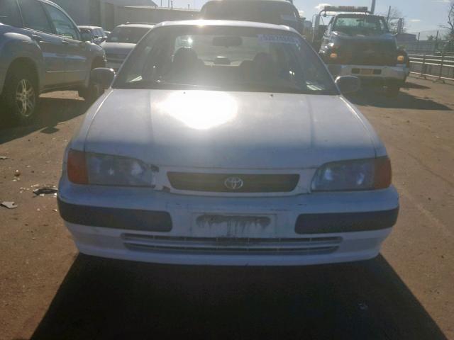 JT2AC52L7V0240596 - 1997 TOYOTA TERCEL CE WHITE photo 9