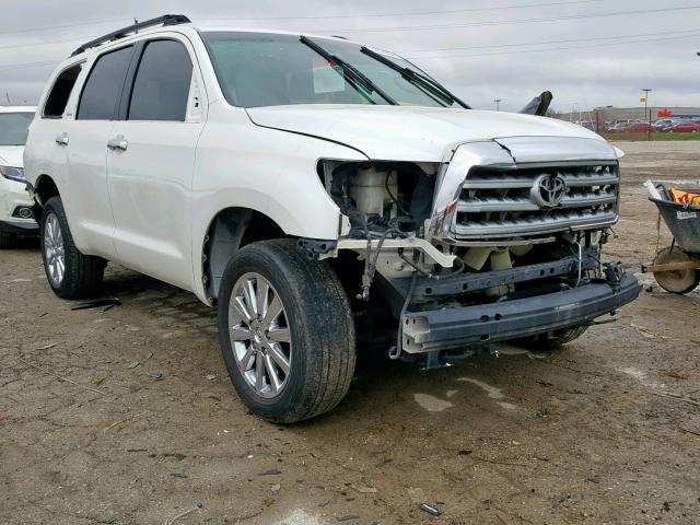 5TDDW5G10CS055500 - 2012 TOYOTA SEQUOIA PL WHITE photo 1