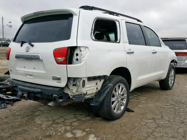 5TDDW5G10CS055500 - 2012 TOYOTA SEQUOIA PL WHITE photo 4