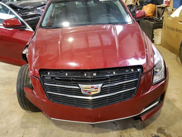 1G6AG5RX3F0111053 - 2015 CADILLAC ATS RED photo 7