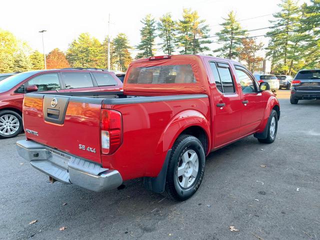 1N6AD07W78C429887 - 2008 NISSAN FRONTIER C RED photo 3