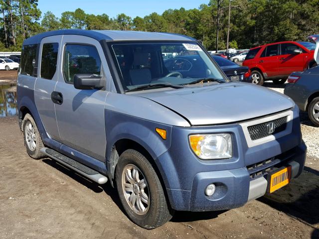 5J6YH27676L015954 - 2006 HONDA ELEMENT EX SILVER photo 1