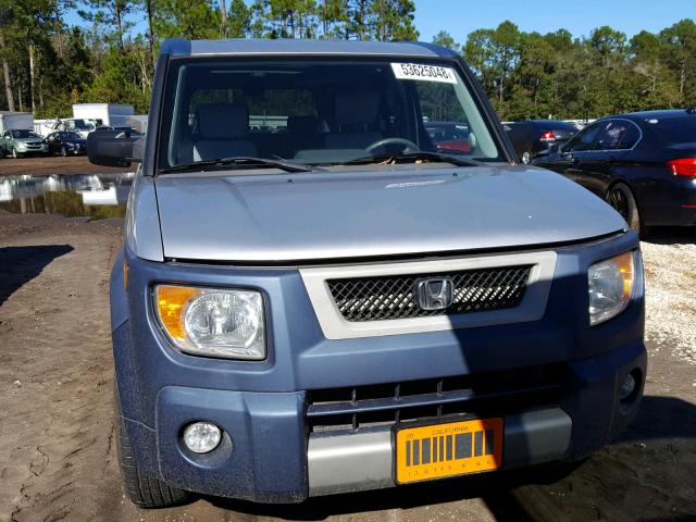 5J6YH27676L015954 - 2006 HONDA ELEMENT EX SILVER photo 9