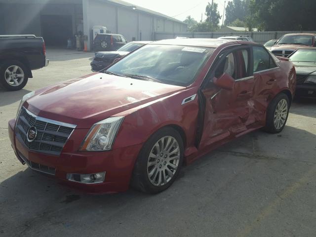 1G6DS5EDXB0131270 - 2011 CADILLAC CTS PREMIU RED photo 2