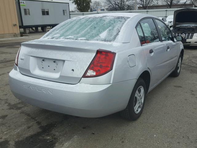 1G8AG52F55Z157955 - 2005 SATURN ION LEVEL SILVER photo 4