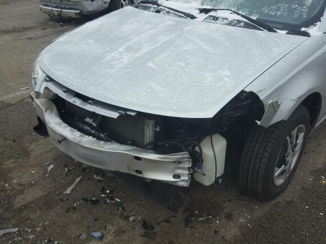 1G8AG52F55Z157955 - 2005 SATURN ION LEVEL SILVER photo 9