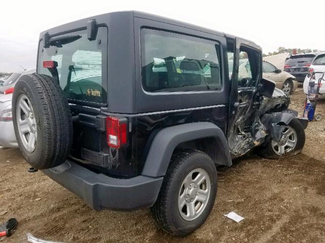 1C4AJWAG4FL636153 - 2015 JEEP WRANGLER S BLACK photo 4