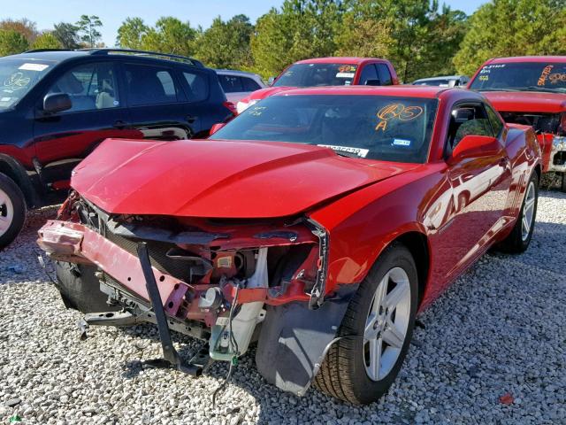 2G1FA1E31C9152288 - 2012 CHEVROLET CAMARO LS RED photo 2