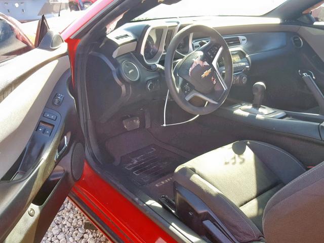 2G1FA1E31C9152288 - 2012 CHEVROLET CAMARO LS RED photo 9