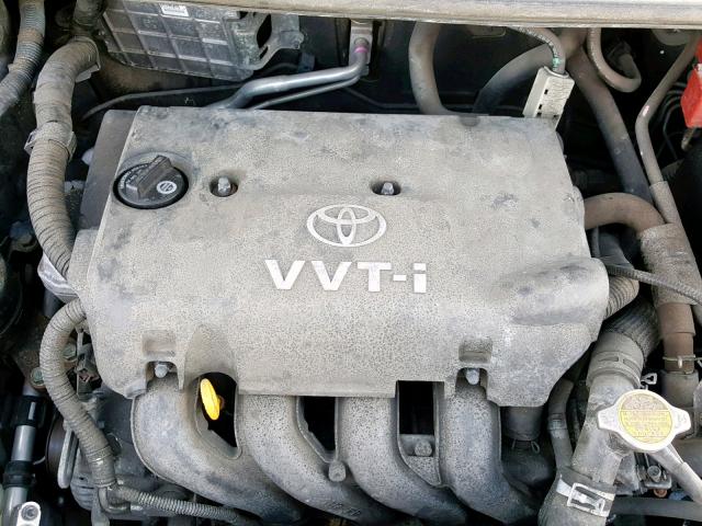 JTDBT903091302765 - 2009 TOYOTA YARIS GRAY photo 7