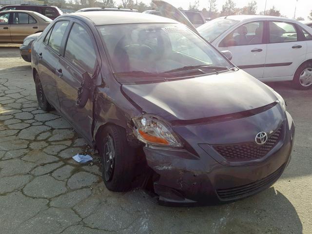 JTDBT903091302765 - 2009 TOYOTA YARIS GRAY photo 9