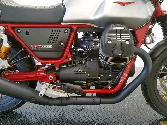 ZGULDUB02HM000119 - 2017 MOTO GUZZI V7 III RAC RED photo 5