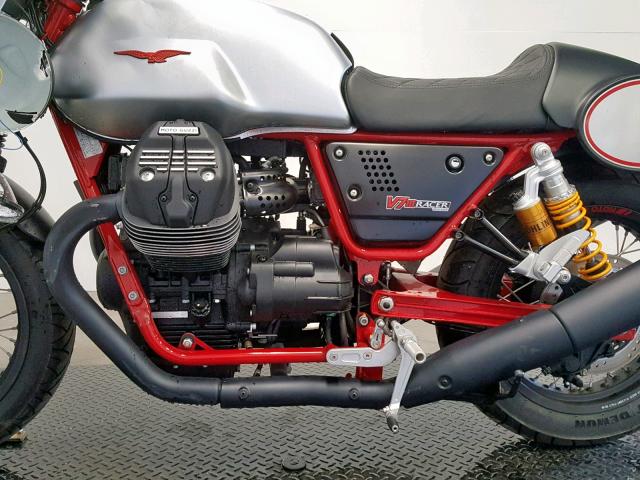 ZGULDUB02HM000119 - 2017 MOTO GUZZI V7 III RAC RED photo 6