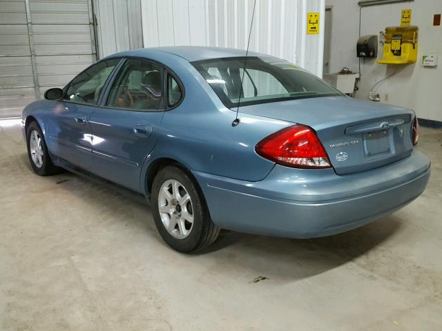 1FAFP56U26A252127 - 2006 FORD TAURUS SEL BLUE photo 3