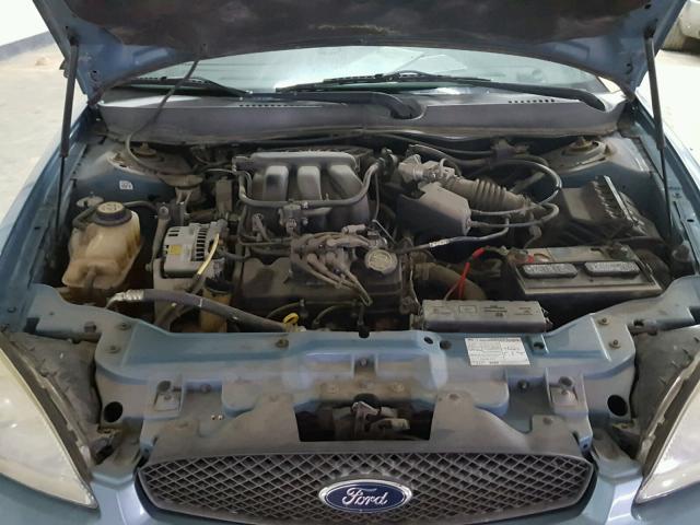 1FAFP56U26A252127 - 2006 FORD TAURUS SEL BLUE photo 7