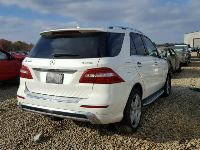 4JGDA5GB9FA570578 - 2015 MERCEDES-BENZ ML 400 4MA WHITE photo 4