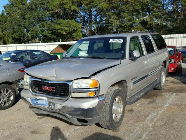 3GKEC16Z75G144290 - 2005 GMC YUKON XL C TAN photo 2