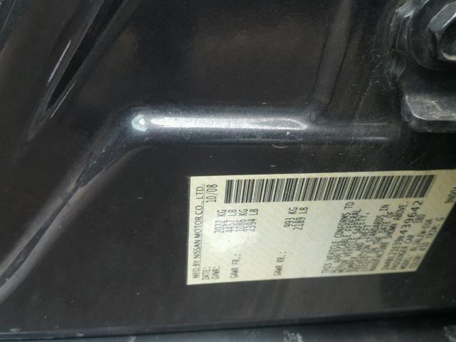 1N4BL21E39N439642 - 2009 NISSAN ALTIMA 3.5 GRAY photo 10