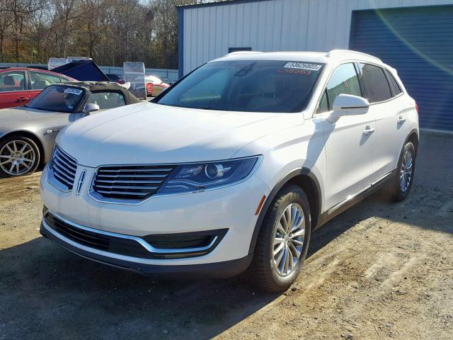 2LMPJ6KR4JBL38253 - 2018 LINCOLN MKX SELECT WHITE photo 2