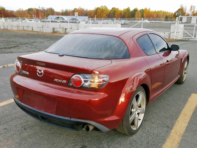 JM1FE173360205242 - 2006 MAZDA RX8 RED photo 4