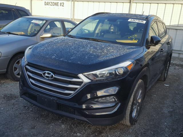 KM8J3CA41HU509027 - 2017 HYUNDAI TUCSON LIM BLACK photo 2