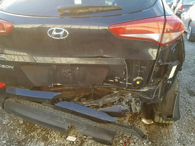 KM8J3CA41HU509027 - 2017 HYUNDAI TUCSON LIM BLACK photo 9