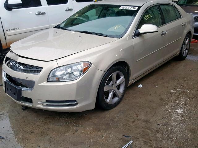 1G1ZC5E08CF207749 - 2012 CHEVROLET MALIBU 1LT 金色 照片 2