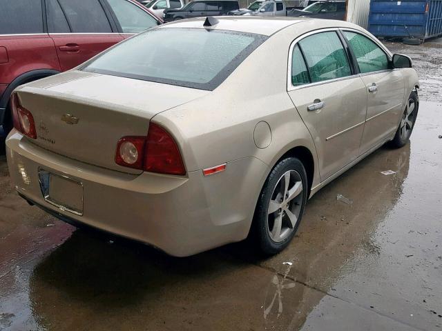 1G1ZC5E08CF207749 - 2012 CHEVROLET MALIBU 1LT 金色 照片 4