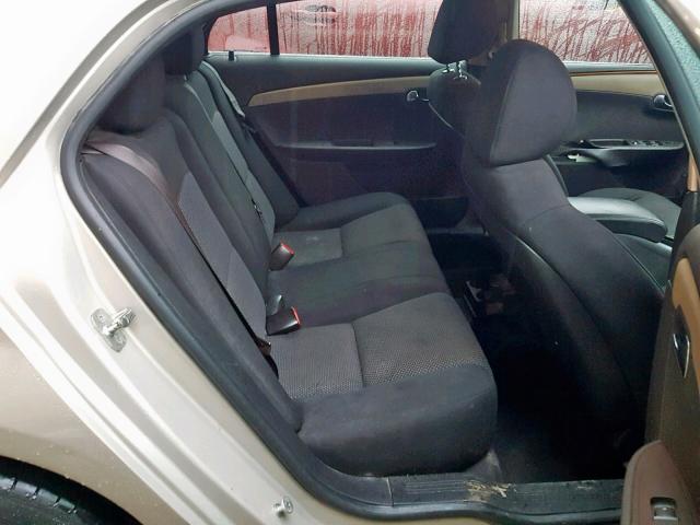 1G1ZC5E08CF207749 - 2012 CHEVROLET MALIBU 1LT 金色 照片 6