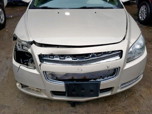 1G1ZC5E08CF207749 - 2012 CHEVROLET MALIBU 1LT 金色 照片 9