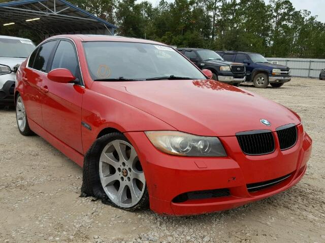 WBAVB33536AZ87525 - 2006 BMW 330 I RED photo 1