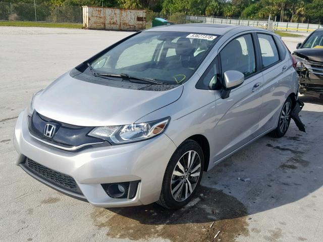 3HGGK5H81FM771056 - 2015 HONDA FIT EX SILVER photo 2