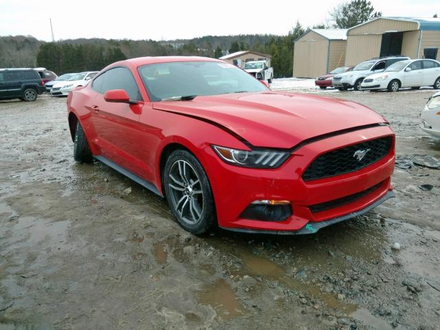 1FA6P8TH5H5212175 - 2017 FORD MUSTANG RED photo 1