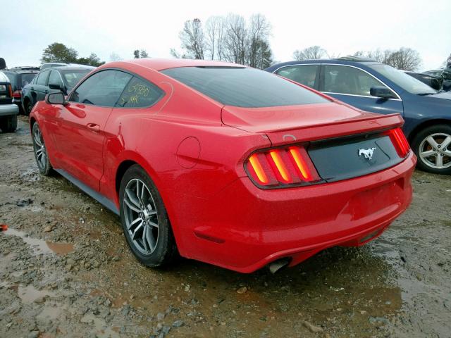 1FA6P8TH5H5212175 - 2017 FORD MUSTANG RED photo 3