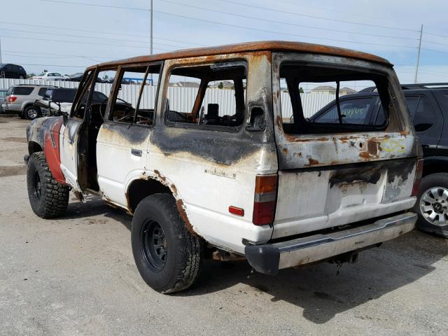 JT3FJ62G5J0088716 - 1988 TOYOTA LAND CRUIS WHITE photo 3