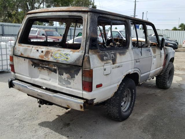 JT3FJ62G5J0088716 - 1988 TOYOTA LAND CRUIS WHITE photo 4