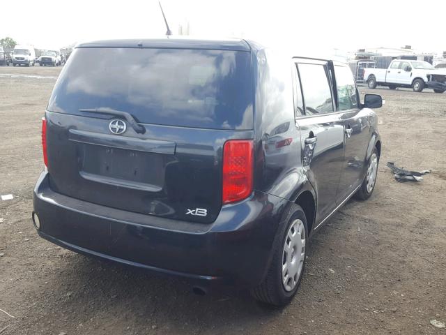 JTLKE50E781039164 - 2008 TOYOTA SCION XB 黑色 照片 4