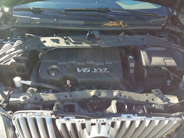 1G4GE5GDXBF334733 - 2011 BUICK LACROSSE C BLACK photo 7