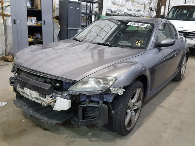 JM1FE173040138158 - 2004 MAZDA RX8 SILVER photo 2