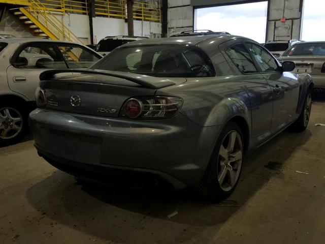 JM1FE173040138158 - 2004 MAZDA RX8 SILVER photo 4