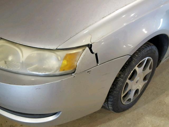 1G8AJ52F75Z182034 - 2005 SATURN ION LEVEL SILVER photo 9