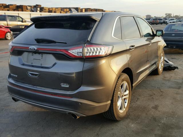 2FMPK3J91HBB38045 - 2017 FORD EDGE SEL CHARCOAL photo 4